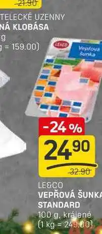 Flop LE&CO VEPŘOVÁ ŠUNKA STANDARD 100 g, krájené nabídka