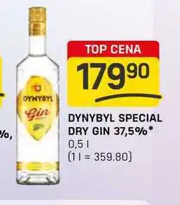 Flop DYNYBYL SPECIAL DRY GIN 37,5% 0,5l nabídka