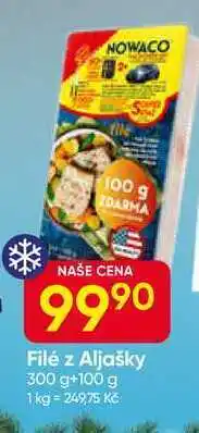 Hruška NOWACO Filé z Aljašky 300 g+100 g nabídka
