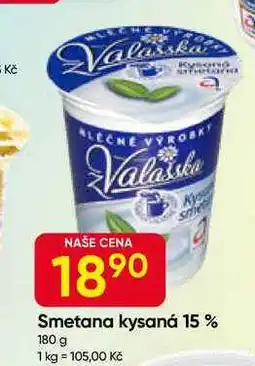 Hruška Valašská Smetana kysaná 15 % 180 g nabídka