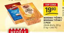 Flop BOHEMIA TYČINKY, BOHEMIA TYČINKY Z PECE různé druhy, 80 g nabídka