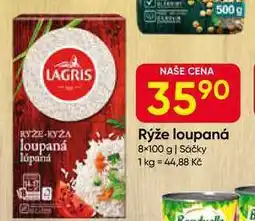 Hruška LAGRIS Rýže loupaná 8×100 g, Sáčky nabídka