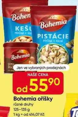 Hruška Bohemia oříšky různé druhy 125-135 g nabídka