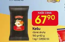 Hruška Kešu různé druhy 150 g+50 g nabídka