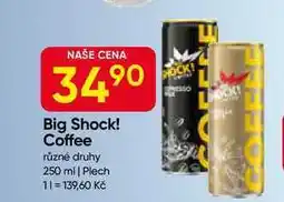 Hruška Big Shock! Coffee různé druhy 250 ml nabídka
