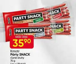 Hruška Kmotr Párty SNACK různé druhy 75 g nabídka