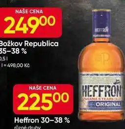 Hruška Heffron 30-38% nůzné druhy 0.5L nabídka