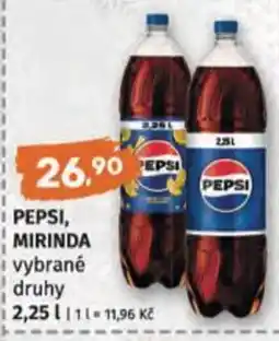 Terno Pepsi, Mirinda nabídka