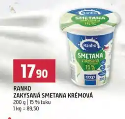 Terno Ranko zakysaná smetana krémová nabídka