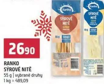 Terno Ranko sýrové nitě nabídka