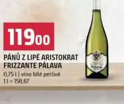 Terno Pánů z lipé aristokrat frizzante pálava nabídka