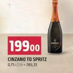 Terno Cinzano to spritz nabídka