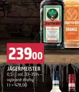 Terno Jägermeister nabídka