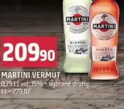 Terno Martini vermut nabídka