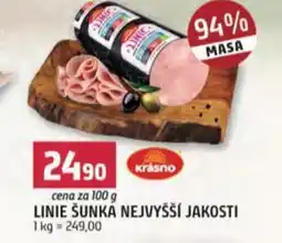 Terno Linie šunká nejvyšší jakosti nabídka