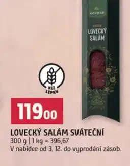 Terno Lovecký salám sváteční nabídka