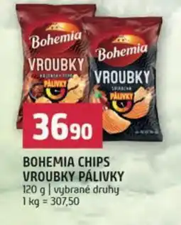 Terno Bohemia chips vroubky pálivky nabídka