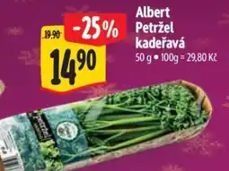 Albert Albert Petržel kadeřavá nabídka