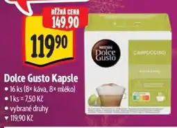 Albert Dolce Gusto Kapsle nabídka