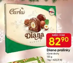 Hruška Diana pralinky nabídka