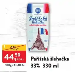 MP Krásno Pařížská šlehačka 33% nabídka