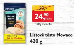 MP Krásno Listové těsto Nowaco nabídka