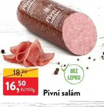 MP Krásno Pivní salám nabídka