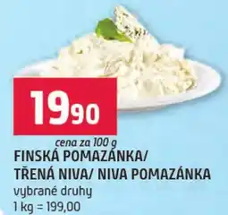 Terno Finská pomazánka/ třená niva/ niva pomazánka nabídka