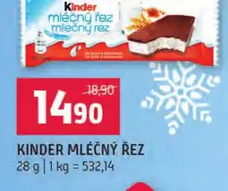 Terno Kinder mléčný řez nabídka