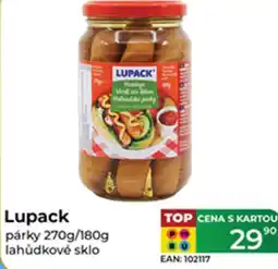 Tamda Foods Lupack párky lahůdkové sklo nabídka