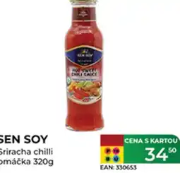 Tamda Foods SEN SOY Sriracha chilli omáčka nabídka