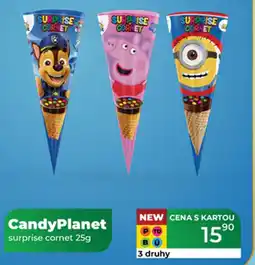 Tamda Foods CandyPlanet surprise cornet nabídka