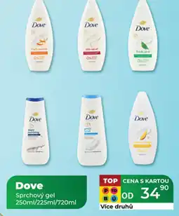 Tamda Foods Dove Sprchový gel nabídka