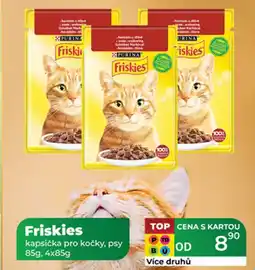 Tamda Foods Friskies kapsička pro kočky, psy nabídka