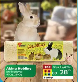 Tamda Foods Akinu Hobliny pro hlodavce nabídka