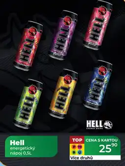Tamda Foods Hell energetický nápoj nabídka