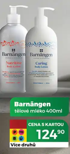 Tamda Foods Barnängen tělové mléko nabídka