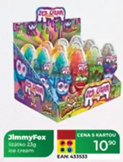 Tamda Foods JimmyFox lizatko ice cream nabídka