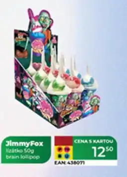 Tamda Foods JimmyFox lizátko brain lollipop nabídka