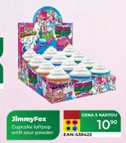 Tamda Foods JimmyFox Cupcake lollipop with sour powder nabídka