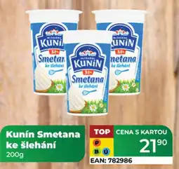 Tamda Foods Kunín Smetana ke šlehání nabídka