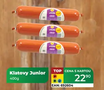 Tamda Foods Klatovy Junior nabídka