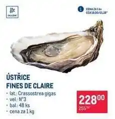 Makro ÚSTŘICE FINES DE CLAIRE nabídka