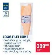 Makro LOSOS FILET TRIM E nabídka