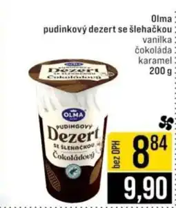 Jip OLMA pudinkový dezert se šlehačkou nabídka