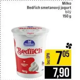 Jip Milko Bedřich smetanový jogurt nabídka