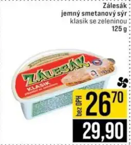 Jip Zálesák jemný smetanový sýr nabídka