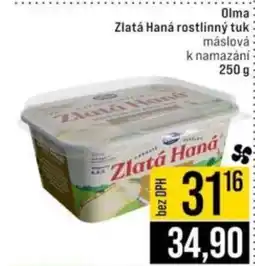 Jip Olma Zlatá Haná rostlinný tuk nabídka