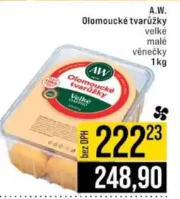 Jip A.W. Olomoucké tvarůžky nabídka