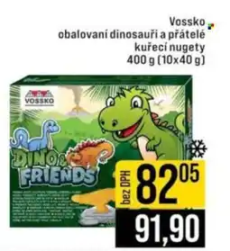 Jip Vossko obalovaní dinosauři a přátelé kuřecí nugety nabídka